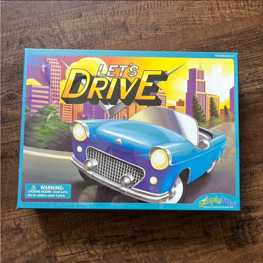 New SimplyFun Board Game Let’s Drive Learning Geography USA States Capitals